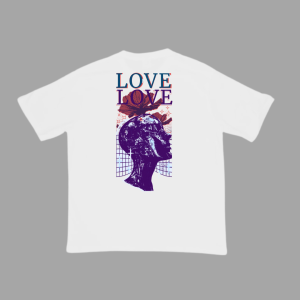 LOVE tee in white