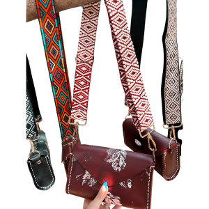 Leaves Bag design Leather clutch